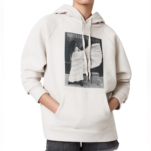 ALLSAINTS OLIVIA LUCIA HOODIE SIZE SMALL - Picture 1 of 13